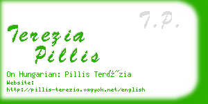 terezia pillis business card